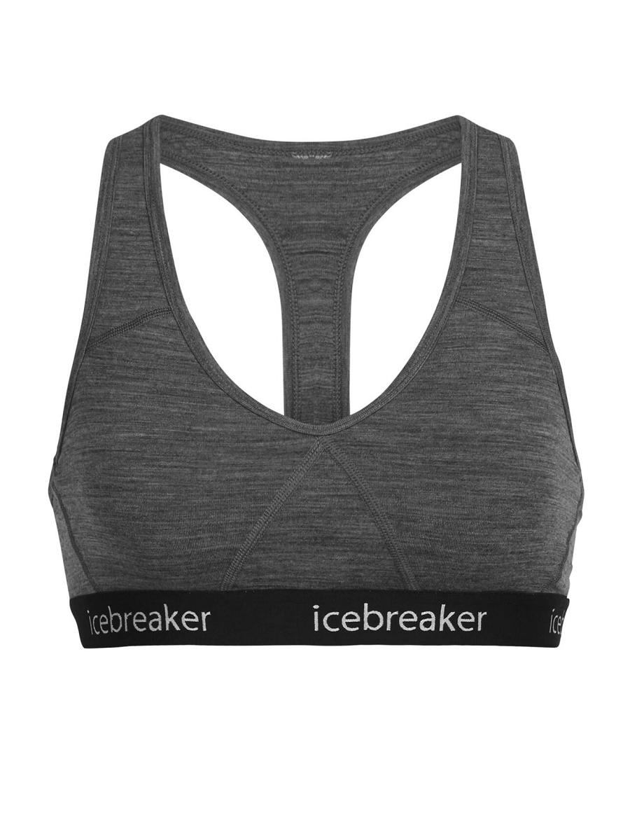 Soutien Gorge Icebreaker Merino Sprite Racerback Femme Grise | FR 1814JPQJ